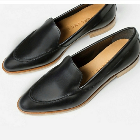 Everlane Shoes - Everlane The Modern Loafers Black Leather Size 9